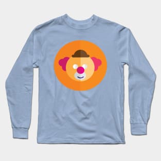 A Minimalist Clown Long Sleeve T-Shirt